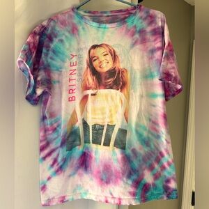 Britney Spears Custom Tie Dye Tee
